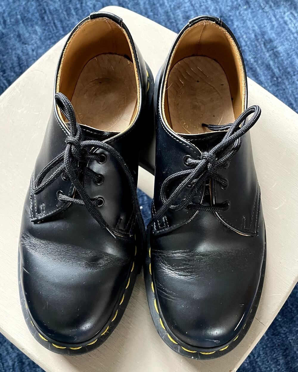 Dr. Martens 1461 Black Leather Oxfords - Women's Size 6